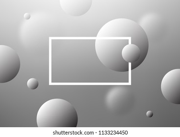 Light Silver, Gray vector cover with spots. Modern abstract illustration with colorful water drops. Pattern can be used as texture of water, rain drops.