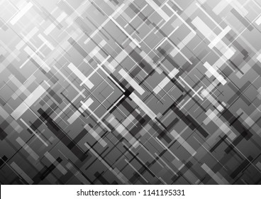 Light Silver, Gray vector cover with long lines. Shining colored illustration with narrow lines. The template can be used as a background.