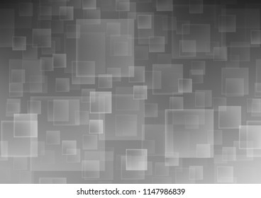 Light Silver, Gray vector cover in polygonal style. Illustration with set of colorful rectangles. Modern template for your landing page.