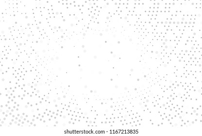 Light Silver, Gray vector  cover with spots. Abstract illustration with colored bubbles in nature style. The pattern can be used for ads, leaflets of liquid.