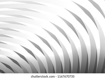 Light Silver, Gray vector cover with long lines. Glitter abstract illustration with colored sticks. Smart design for your business advert.