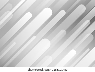 Light Silver, Gray vector cover with long lines. Modern geometrical abstract illustration with staves. The pattern can be used as ads, poster, banner for commercial.