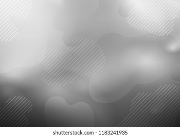 Light Silver, Gray vector cover with long lines. Modern geometrical abstract illustration with staves. The pattern can be used for websites.