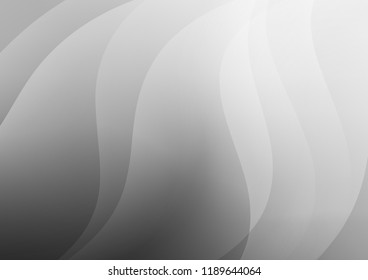 Light Silver, Gray vector cover with long lines. Blurred decorative design in simple style with lines. The pattern can be used for websites.