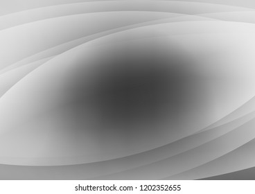 Light Silver, Gray vector cover with long lines. Modern geometrical abstract illustration with staves. The template can be used as a background.
