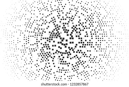 Light Silver, Gray vector cover in polygonal style. Abstract gradient illustration with rectangles. Smart design for your business advert.