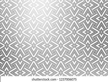 Light Silver, Gray vector cover in polygonal style. Modern abstract illustration with colorful triangles. Pattern for commercials.