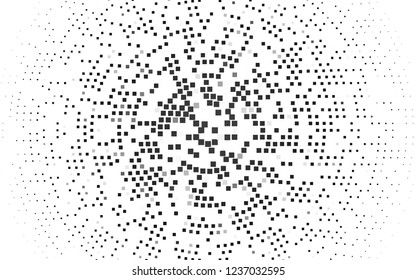 Light Silver, Gray vector cover in polygonal style. Illustration with set of colorful rectangles. Modern template for your landing page.