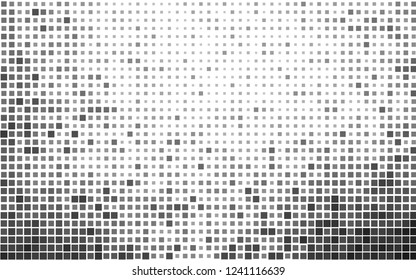 Light Silver, Gray vector cover in polygonal style. Beautiful illustration with rectangles and squares. The template can be used as a background.