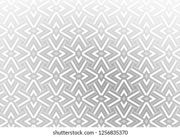 Light Silver, Gray vector cover in polygonal style. Triangles on abstract background with colorful gradient. Template for wallpapers.