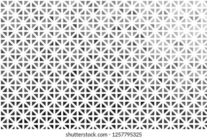 Light Silver, Gray vector cover in polygonal style. Abstract gradient illustration with triangles. Best design for your ad, poster, banner.