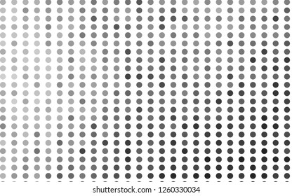 Light Silver, Gray vector cover with spots. Blurred decorative design in abstract style with bubbles. Design for business adverts.