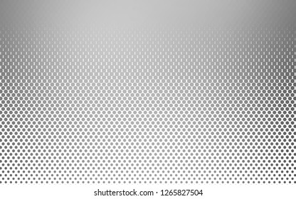 Light Silver, Gray vector cover with spots. Abstract illustration with colored bubbles in nature style. Pattern for beautiful websites.