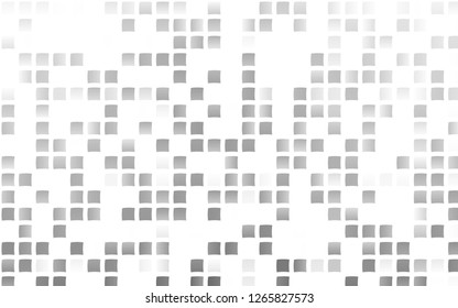 Light Silver, Gray vector cover in polygonal style. Illustration with set of colorful rectangles. Modern template for your landing page.