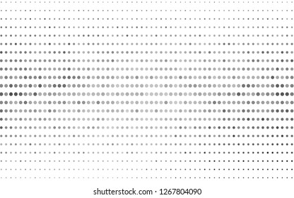 Light Silver, Gray vector cover with spots. Beautiful colored illustration with blurred circles in nature style. Design for posters, banners.