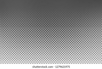 Light Silver, Gray vector cover with spots. Blurred bubbles on abstract background with colorful gradient. Pattern of water, rain drops.