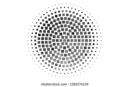 Light Silver, Gray vector cover in polygonal style. Beautiful illustration with rectangles and squares. The template can be used as a background.