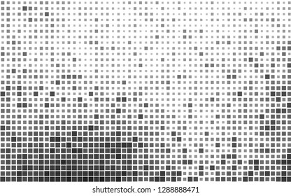 Light Silver, Gray vector cover in polygonal style. Glitter abstract illustration with rectangular shapes. The template can be used as a background.