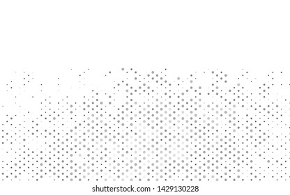 Light Silver, Gray vector cover with spots. Modern abstract illustration with colorful water drops. Pattern for beautiful websites.
