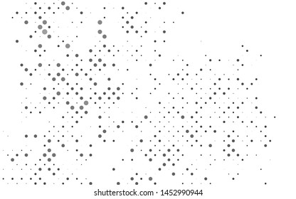 Light Silver, Gray vector cover with spots. Modern abstract illustration with colorful water drops. Pattern for beautiful websites.