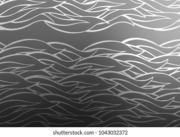 Light Silver, Gray vector doodle blurred template. Colorful illustration in abstract style with doodles and Zen tangles. The doodle design can be used for your web site.