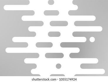 Light Silver, Gray vector doodle blurred background. Blurred decorative design in Indian style with Zen tangles. The template can be used as a background for cell phones.