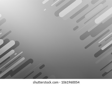 Light Silver, Gray vector doodle blurred texture. Modern geometrical abstract illustration with doodles. A completely new design for your business.