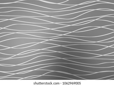 Light Silver, Gray vector doodle blurred pattern. Shining colored illustration with doodles in Arabic style. The completely new template can be used for your brand book.