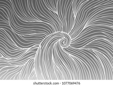 Light Silver, Gray vector doodle blurred template. An elegant bright illustration with lines in Natural style. A completely new template for your business design.
