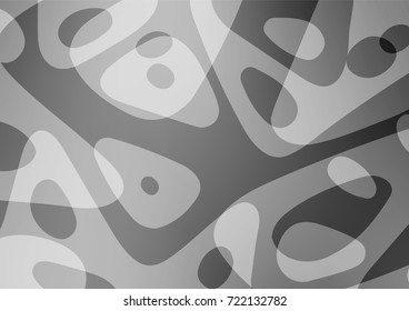 Light Silver, Gray vector doodle blurred template. Sketchy hand drawn doodles on blurred background. Hand painted design for web, wrapping, wallpaper.