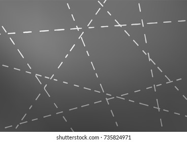 Light Silver, Gray vector doodle blurred texture. Blurred decorative design in Indian style with Zen tangles. The elegant pattern can be used as a part of a brand book.