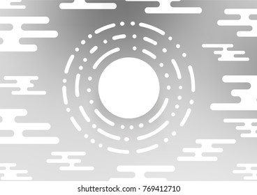 Light Silver, Gray vector doodle blurred pattern. Brand-new colored illustration in blurry style with doodles. Brand-new style for your business design.