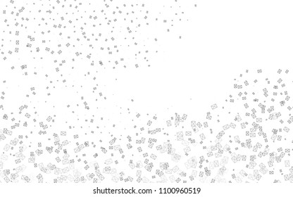 Light Silver, Gray vector geometric simple minimalistic background, which consist of triangles on white background. Triangular pattern with gradient for your business design. 