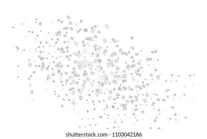 Light Silver, Gray vector geometric simple minimalistic background, which consist of triangles on white background. Triangular pattern with gradient for your business design. 