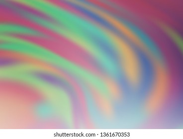 Light Silver, Gray vector glossy abstract template. Creative illustration in halftone style with gradient. A completely new template for your design.