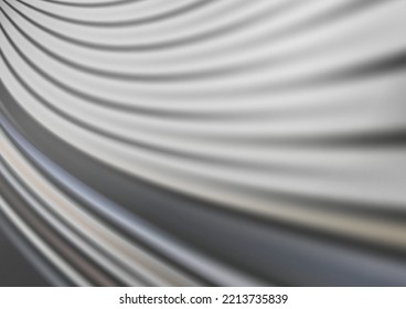 Light Silver, Gray vector glossy abstract background. Colorful illustration in blurry style with gradient. Brand new style for your business design.