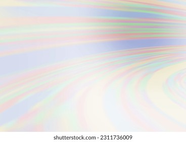 Light Silver, Gray vector glossy abstract template. Glitter abstract illustration with an elegant design. The elegant pattern for brand book.