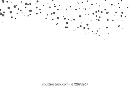 Light Silver, Gray vector illustration which consist of circles. Dotted gradient design for your business. Creative geometric background in halftone style with colored spots.