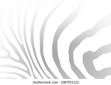 Light Silver, Gray vector indian curved pattern. A vague abstract illustration with doodles in Indian style. The pattern can be used for wallpapers and coloring books.