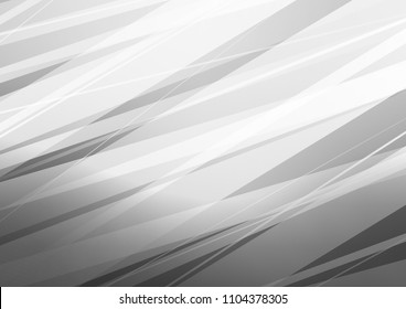 Light Silver, Gray vector indian curved texture. Ethnic elegant natural pattern with gradient. The completely new template can be used for your brand book.