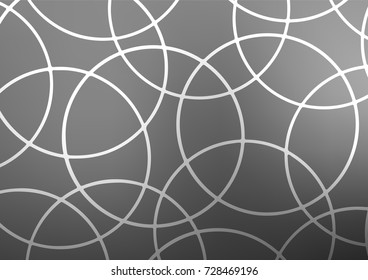 Light Silver, Gray vector indian curved pattern. Ethnic elegant natural pattern with gradient. A completely new template for your business design.