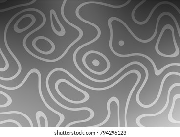 Light Silver, Gray vector indian curved background. Sketchy hand drawn doodles on blurred background. The completely new template can be used for your brand book.