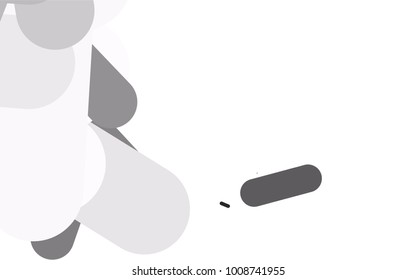 Light Silver, Gray vector layout with flat lines. Glitter abstract illustration with colored sticks. The pattern can be used for medical ad, booklets, leaflets