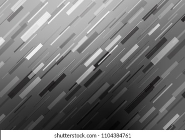 Light Silver, Gray vector layout with flat lines. Shining colored illustration with narrow lines. The pattern can be used as ads, poster, banner for commercial.