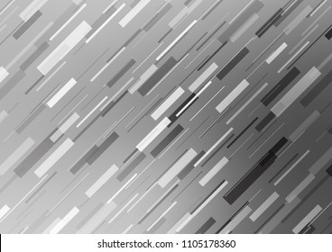Light Silver, Gray vector layout with flat lines. Blurred decorative design in simple style with lines. The template can be used as a background.