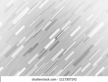 Light Silver, Gray vector layout with flat lines. Blurred decorative design in simple style with lines. The template can be used as a background.