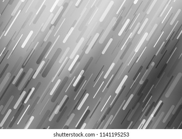 Light Silver, Gray vector layout with flat lines. Glitter abstract illustration with colored sticks. Smart design for your business advert.