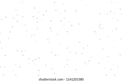 Light Silver, Gray vector  layout with circle shapes. Modern abstract illustration with colorful water drops. Completely new template for your brand book.
