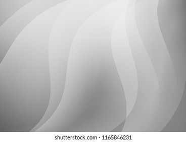 Light Silver, Gray vector layout with flat lines. Lines on blurred abstract background with gradient. The pattern can be used for websites.