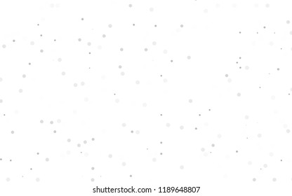 Light Silver, Gray vector  layout with circle shapes. Modern abstract illustration with colorful water drops. The pattern can be used for ads, leaflets of liquid.